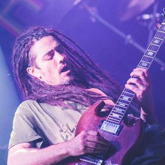Megistus live guitar shot